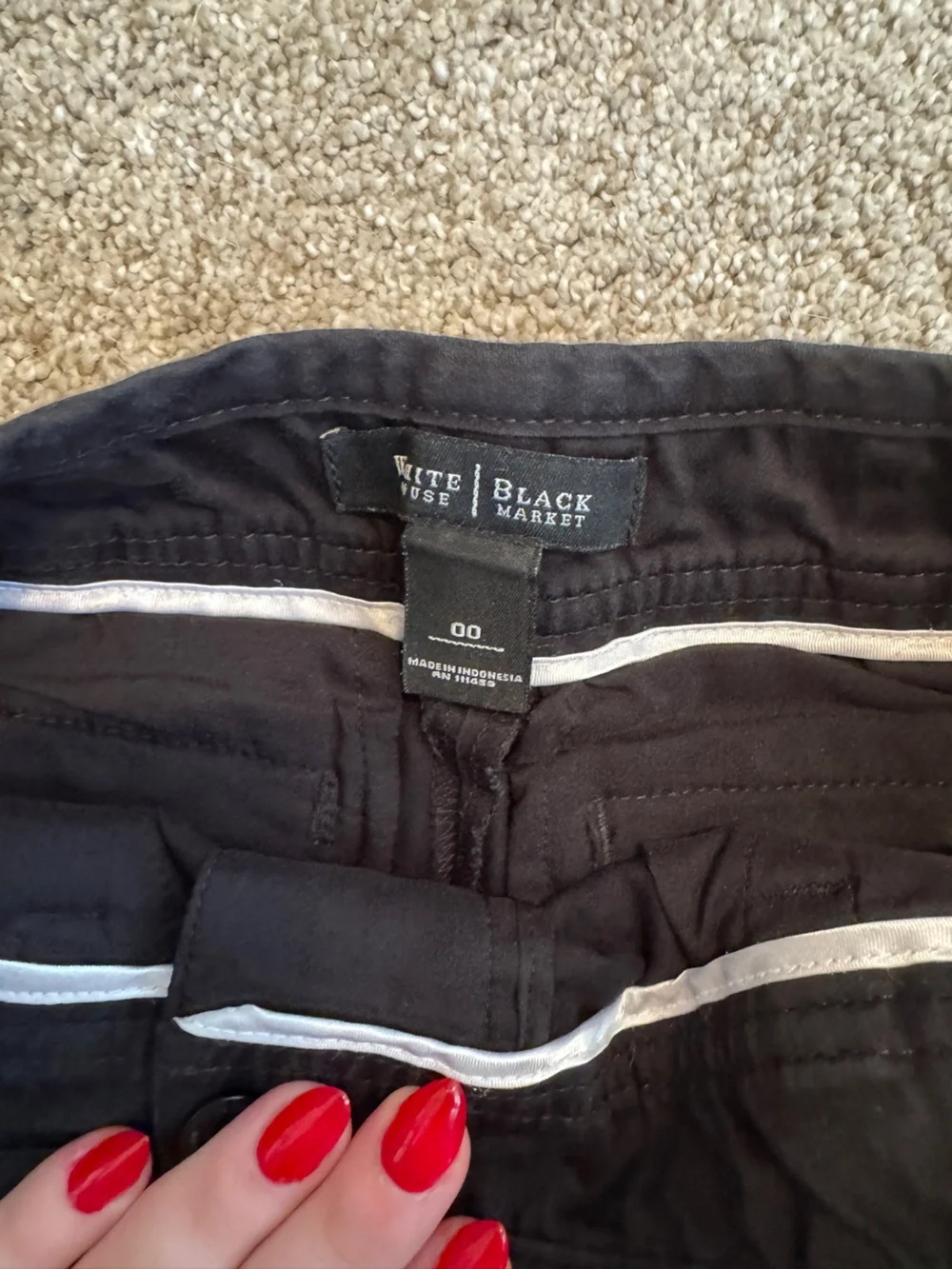 Women’s Black Cotton Shorts